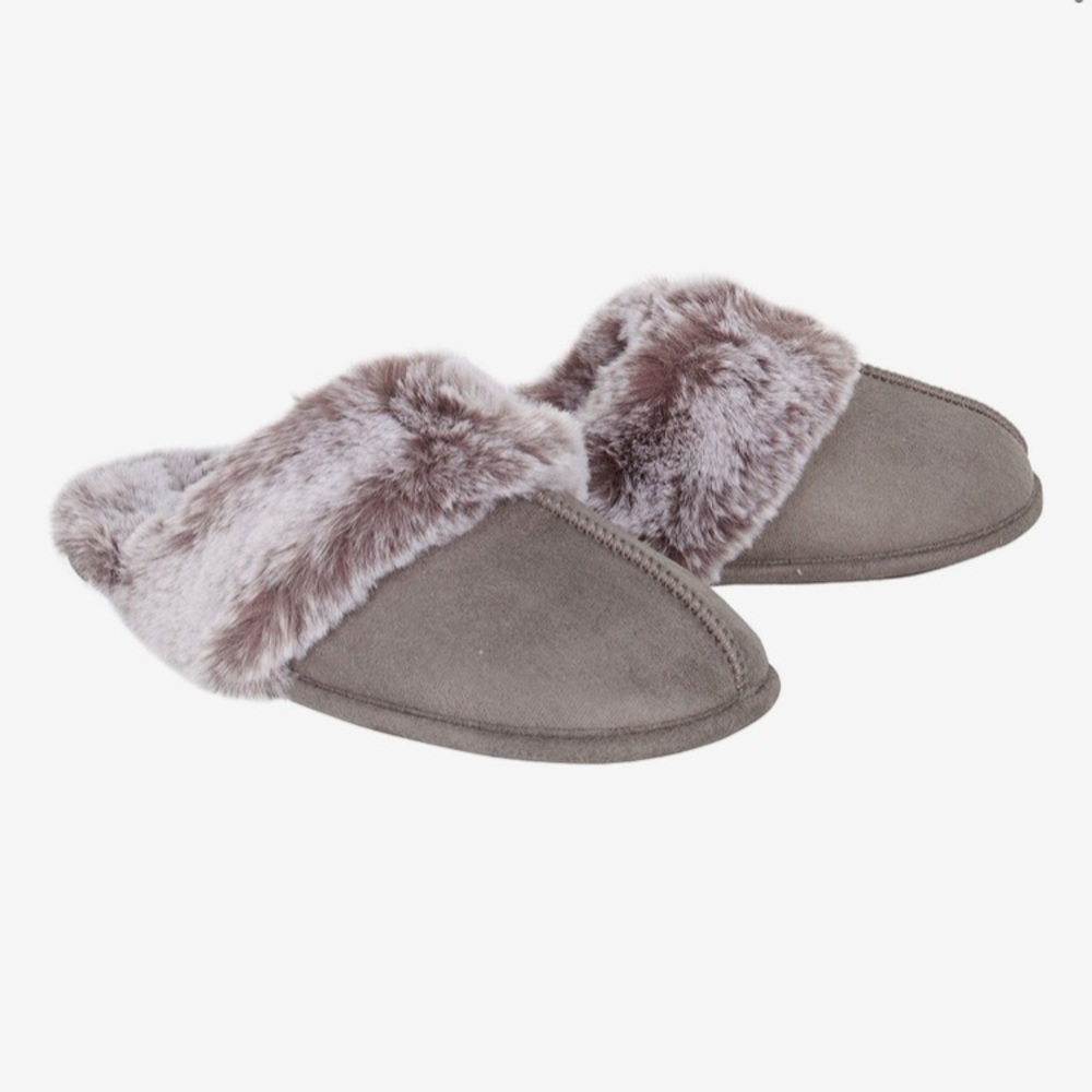 Jessica Simpson Gray Memory Foam Slipper Women’s size 8-9